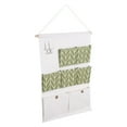 thumbnail image 2 of Storage Bag, Durable 7 Pockets Hanging Pouch, Waterproof Cotton Linen For Home Bathroom Office Bedroom, 2 of 8