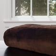 thumbnail image 5 of Somerset Home Mink Faux Fur Blanket - 91x81 Washable Bedding or Throw, Brown, 5 of 7