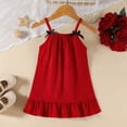 thumbnail image 6 of MEZZALL Toddler Girls Sleeveless Holiday Floral Dress Dance Party Dresses Clothes O-Neck Comfort Sundress, 6 of 9