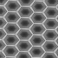 thumbnail image 1 of Ahgly Company Machine Washable Indoor Square Transitional Black Area Rugs, 5' Square, 1 of 7