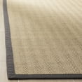 thumbnail image 3 of SAFAVIEH Natural Fiber Cantor Solid Area Rug, Natural/Grey, 2'6" x 4', 3 of 8