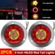 thumbnail image 2 of 2 uds rojo/ámbar 16 Led luces traseras de señal de 4 pulgadas impermeables 12-24v, 2 of 4