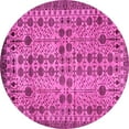 thumbnail image 1 of Ahgly Company Indoor Round Southwestern Pink Country Area Rugs, 3' Round, 1 of 4