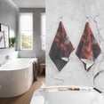 thumbnail image 5 of Coolnut Red Rose Drop Hand Towels 2 Pieces 16×28 inches, Cotton Bath Towel Water Absorbent Lightweight Quickdry Towels for Bathroom Ktichen Travel Gym, 5 of 6
