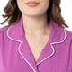 thumbnail image 2 of Conjunto de Pijama Fruit of the Loom para Mujer, Orquídea Radiante, Talla L, 2 of 6