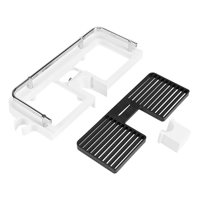 Shower Storage Holder,ABS Shower Rod Storage Bathroom Organizer Tray Shower Storage Shelf Class Leading Features