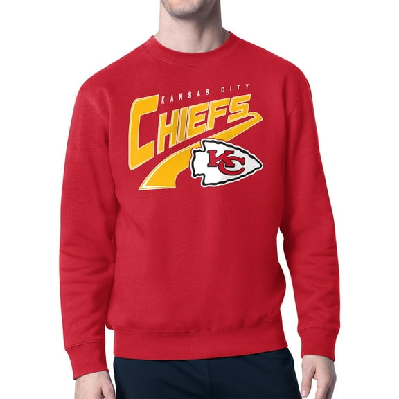 Men's Starter  Red Kansas City Chiefs Modern Tailsweep Fleece Sweatshirt