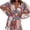 Navy, variant on Women Summer Casual Short Tee Romper Deep v Neck Long Puff Sleeve Plaid Playsuit Oversized Jumpsuit Overalls, 2025 Under 10 Dollar Limited Time