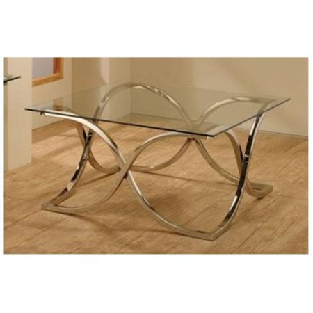 Coffee Table With X Curved Metal Base And Gl Top Coffee Table With X Curved Metal Base And Gl Top