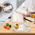thumbnail image 3 of Yayeee Dish Drying Mat for Kitchen Counter 18" x 24" Microfiber Super Absorbent Coffee Decorative Pad, Halloween Ghosts, 3 of 9