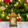 thumbnail image 4 of TIMIFIS Christmas Decorations Lights Wooden Wind Lantern Led Luminous Pattern Creative Decoration Portable Lantern, 4 of 7