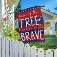 thumbnail image 4 of 4th of July Home of The Free Because of The Brave Decorative Independence Day American Patriotic Garden Flag 12.5x18 inch, 4 of 6