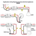 thumbnail image 4 of Matsuzay WiFi Smart Switch Wireless WiFi Timer Teléfono Control remoto Smart Home Automation Modules Type3, 4 of 6