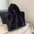 thumbnail image 4 of Bolsa de viaje de felpa Casual Otoño Invierno femeninos cálido suave Simple para el trabajo JShteea Para Estrenar, 4 of 9