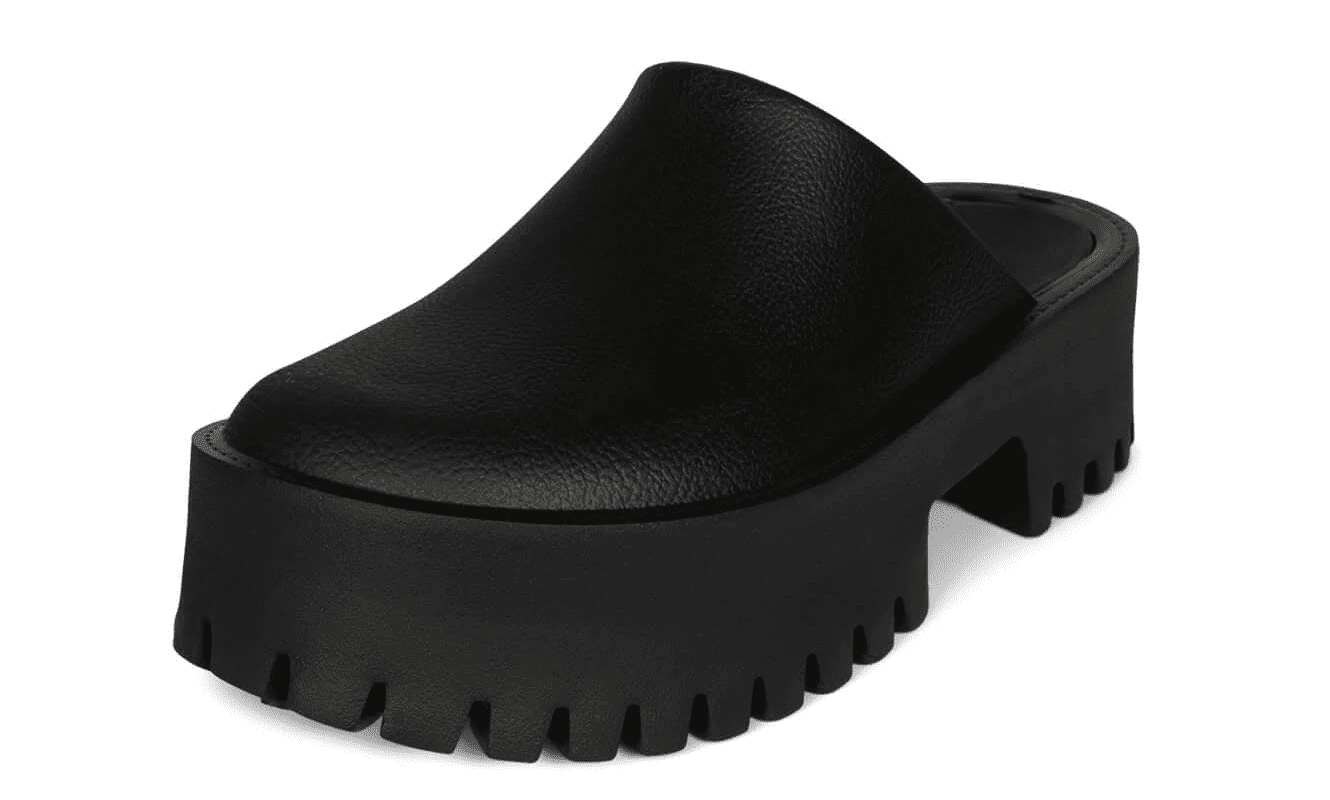 Jeffrey Campbell Clogge Black Fashion Slip On Slide Chunky Platform ...