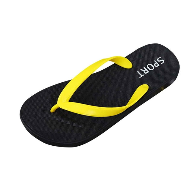 Flip Flops for Womens Flat Sole Casual Beach Summer Sandals Yellow