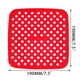 thumbnail image 2 of Xihbxyly Revestimiento Reutilizable para Freidora, Tapete Antiadherente, Diseño Fácil de Limpiar, Protege La Cesta de La Freidora, Apto para Freidoras de Aire, Multiusos para Hornear y Cocinar, Rojo/, 2 of 2
