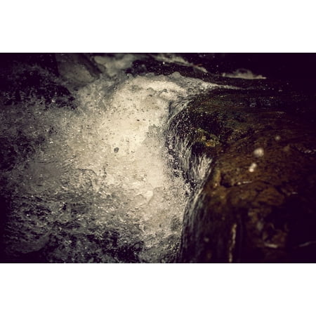 - Framed Art For Your Wall Splash Rock Mountains Stones Water Waterfall 10x13 Frame