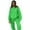 Green, variant on Babysbule Womens Pajamas Sports Sets Women's Hooded Long Sleeved Sweater Casual Two-piece Long Sleeved Round Neck Shirt/shirt Set Tops