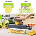 thumbnail image 6 of Vegetable Chopper Slicer 14-In-1 Food Cutter Kitchen Mandoline Slicer Onion, 6 of 6