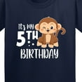 thumbnail image 4 of Inktastic Monkey Its My 5th Birthday Youth T-Shirt, 4 of 5