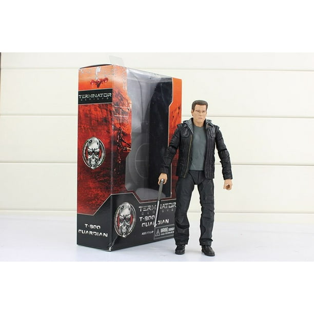 Figuras de acción de 17 cm NECA Arnold Schwarzenegger Terminator T-800 Gun Command Collectible Guardian Dolls zhangyuxiang unisex