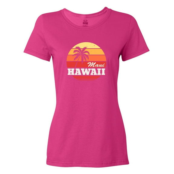 Inktastic Maui Hawaii Retro Sunset Women's T-Shirt