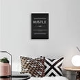 thumbnail image 4 of Hustle Verb Inspirational Canvas Wall Art Inspirational Entrepreneur Quotes Canvas Painting Modern Inspiring Poster Framed Art Decoration Home Office Decoration Ready to Hang12x18, 4 of 6