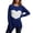 Navy, variant on Valentines Sweater for Women Generously Sized Heart Print Crewneck Sweater Long Sleeve Loose Knit Pullover Top Beige M