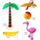 thumbnail image 2 of Inflatable Palm Tree Flamingo Banana Beach Ball Parrot Beach Pool Toys for Tropical Hawaiian Luau Party Summer Pool Beach Party Decorations, 2 of 5