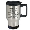 thumbnail image 2 of I'm Not A Regular Bonus Dad. I'm A F-ing Awesome Bonus Dad. Travel Mug | Funny Bonus Dad Gifts for Father's Day | Gifts from Daughter or Son, 2 of 4