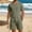 Army Green, variant on Men's Beach Clothes 2 Piece Cotton Linen Outfits Sets Casual Short Sleeve Button Down Cuban Guayabera Shirt Yoga Shorts Vacation Suit Summer Big and Tall Size S-3XL Army Green