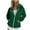 Green, variant on cfhntfmh Oversized Sweatshirt for Women Casual Winter Zip up Hoodies Comfy Fleece Long Sleeve Jackets with Pockets
