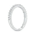 thumbnail image 2 of 0.285 ctw Wedding Band for Women - 14K White Gold Moissanite Stackable Eternity Ring, 2 of 5