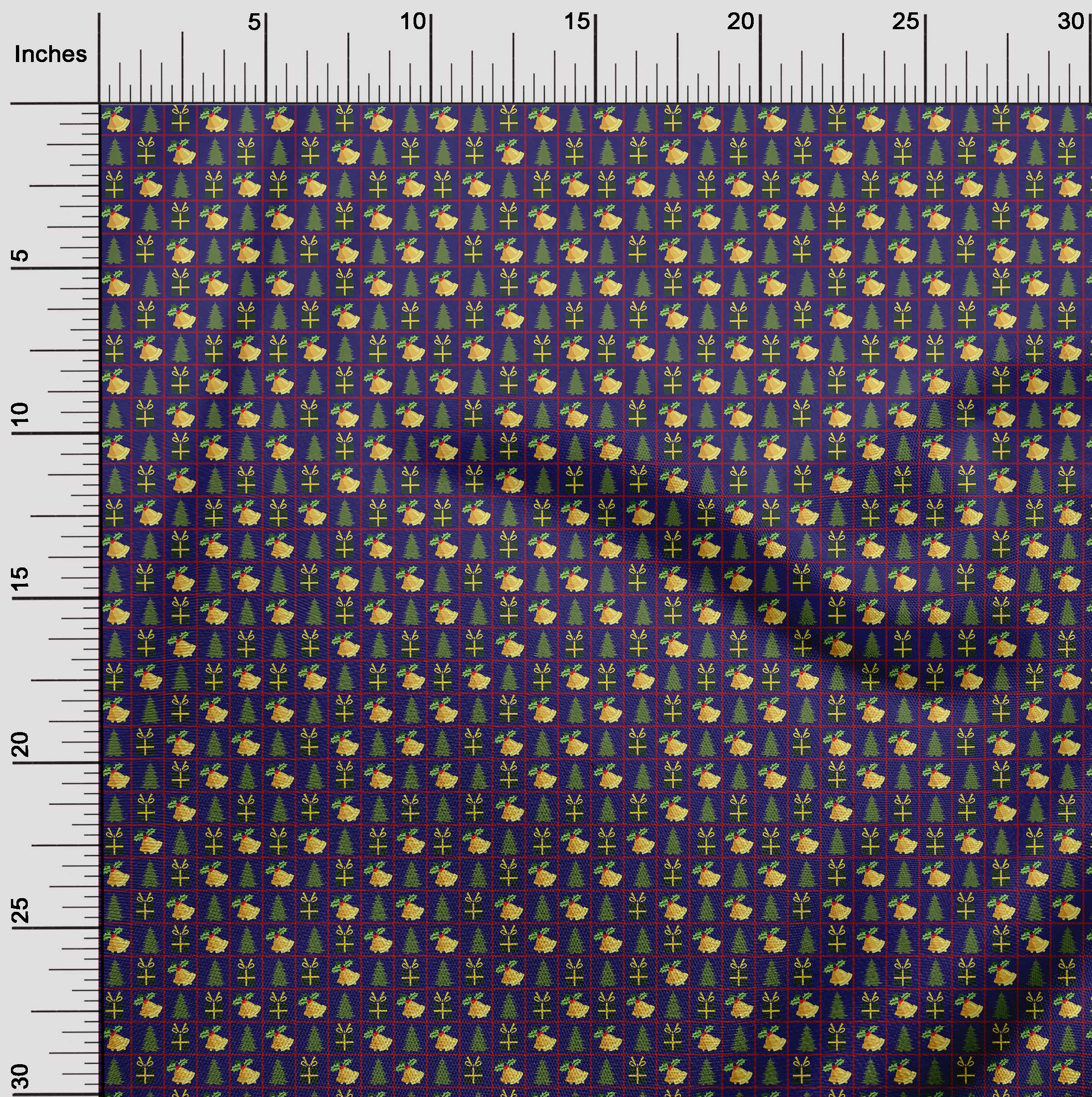 oneOone Viscose Jersey Dark Blue Fabric Christmas Sewing Craft Projects Fabric Prints By Yard 60 Inch Wide