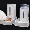 thumbnail image 4 of leyfeng Alimentador automático para gatos, dispensador de comida para perros y fuente de agua, gran capacidad para perros pequeños y grandes, 4 of 8