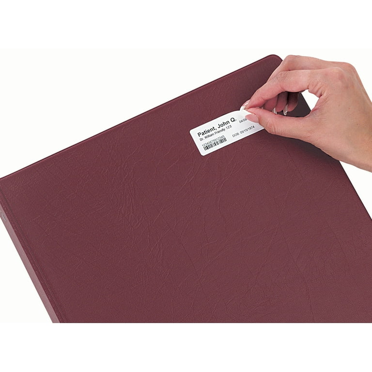 Avery Address Labels, 1-1/3 x 4, Matte White, Laser/Inkjet, Sure