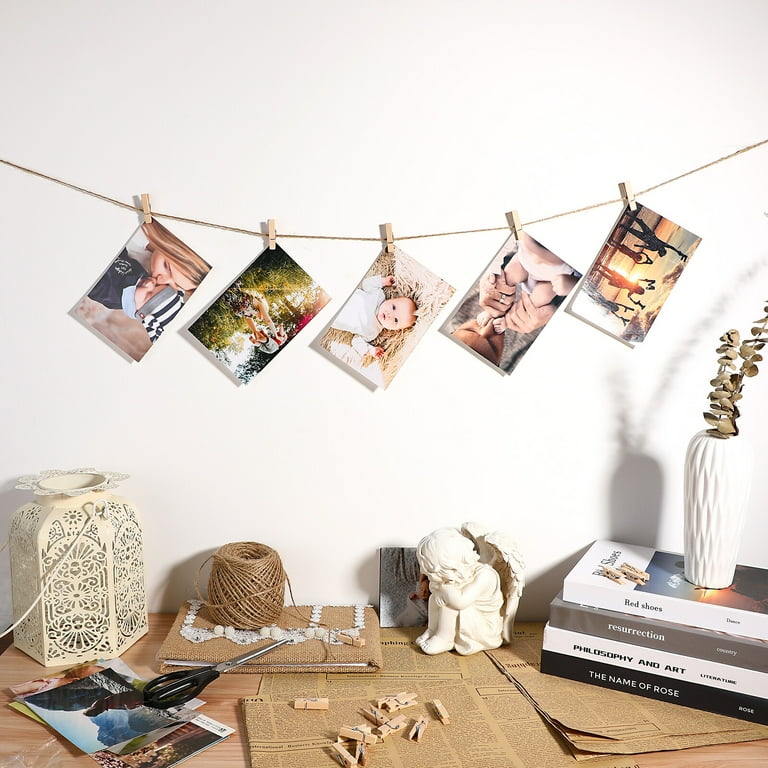 Hanging photo clips discount