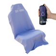 thumbnail image 1 of Funda de toalla para asiento de coche con capucha, color morado, portátil, de microfibra, 1 of 7