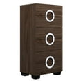 thumbnail image 6 of Titan Furnishings Rita 4-Piece Wood California King Bedroom Set in Black Wenge, 6 of 12