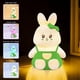 thumbnail image 4 of Lámpara de noche con forma de conejito, luz de noche para habitación infantil, recargable, ideal para dormitorio infantil, ideal como regalo, decoración de habitación infantil., 4 of 6