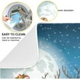 thumbnail image 4 of Christmas Dish Drying Mat for Kitchen,Microfiber Absorbent Dish Draining Mat, Small Kitchen Drying Mats Heat Resistant Drying Pad for Counter 16 x 18, 4 of 6