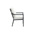 thumbnail image 4 of My Texas House Cambria Outdoor Dining Chair - Set of 2, Black/White, 4 of 10