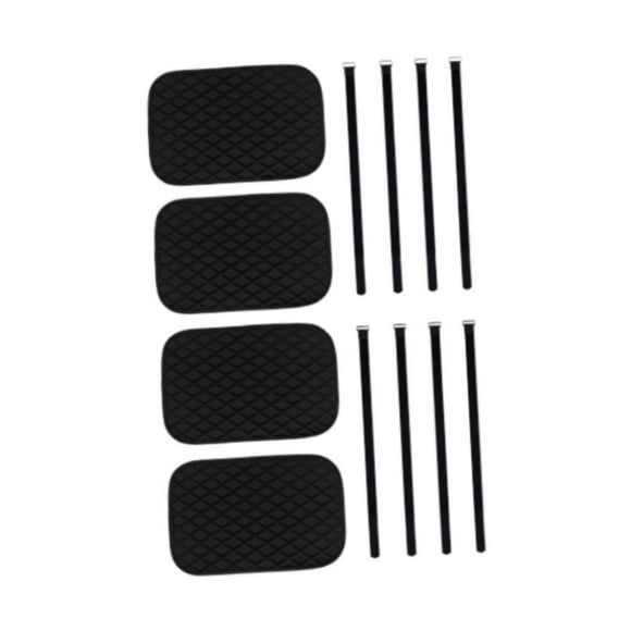 4 Piezas Bunk Bed Ladder Pads con Correas Ajustables Cubierta Completa Antideslizante Acolchado Cómodo Y Protección Total Elaborada en Cuero Pu Nylon