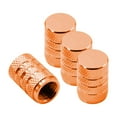 thumbnail image 5 of 4 Pieces Tire Stem Caps Tire for Trucks Suvs Motorcycles Orange, 5 of 8