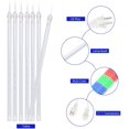 thumbnail image 3 of Meteor Shower Lights, LED Falling Rain Lights 30cm 8 Tube 144 LEDs Falling Raindrop Light, Waterproof Icicle Snow Fall for Xmas Trees Parties Wedding Garden (Multi Color), 3 of 8