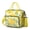 Yellow-116, variant on Glitter Animal Print Large Tote Bag - Insulated Leakproof Picnic Cooler for Travel & Daily Use