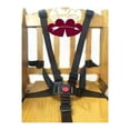 thumbnail image 2 of Arnés de seguridad para bebés, arneses para bebés de 5 puntos, arnés de seguridad ajustable para cochecito, silla alta universal para niños, color negro JAMW Sencillez, 2 of 5