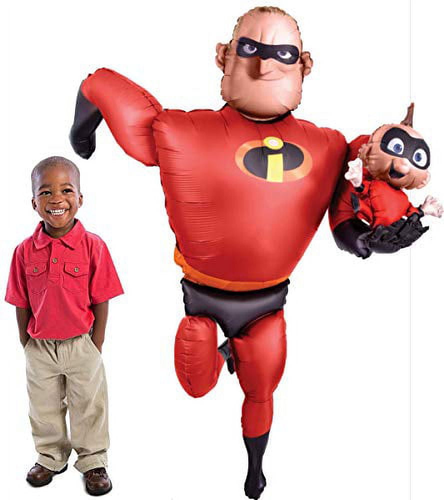 Incredibles Birthday Party Supplies Mr Incredible Airwalker Balloon Bouquet Decorations