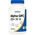 thumbnail image 1 of Suplemento Nutricost Alpha GPC 600 mg 120 cápsulas vegetarianas, 1 of 7